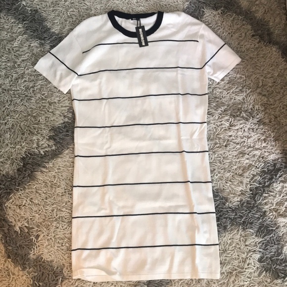 Monrow Stripe Shirt Dress - Picture 4 of 4